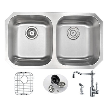 ANZZI MOORE Series KAZ3218-037 Kitchen Sink Kitchen Sink ANZZI
